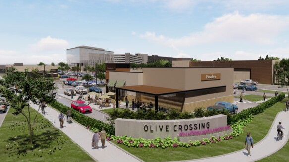 Olive Crossing front rendering